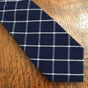 Original Penguin | Navy & White Plaid Necktie